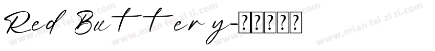 Red Buttery字体转换